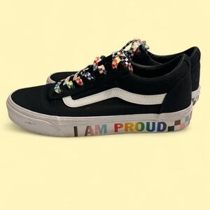 Vans I AM PROUD Sneakers Women’s 8.5 Rainbow Rare Limited Edition